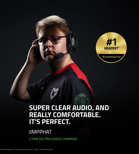 Blackshark V2 Pro Wireless PC Gaming Headset, 2.4Ghz, BT, Hyperspeed Wireless, 70Hr Battery, 320G, Black