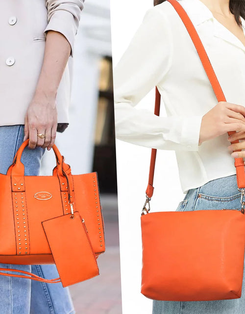 Load image into Gallery viewer, Women'S 3Pcs Purse Handbag Shoulder Bag Tote Satchel Hobo Bag Briefcase Work Bag for Ladies
